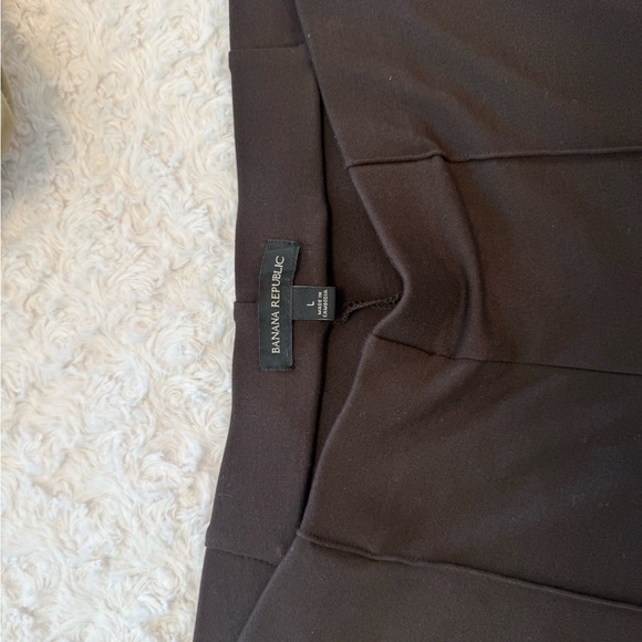 Banana Republic Dark Brown Ponte Pants - Picture 2 of 2